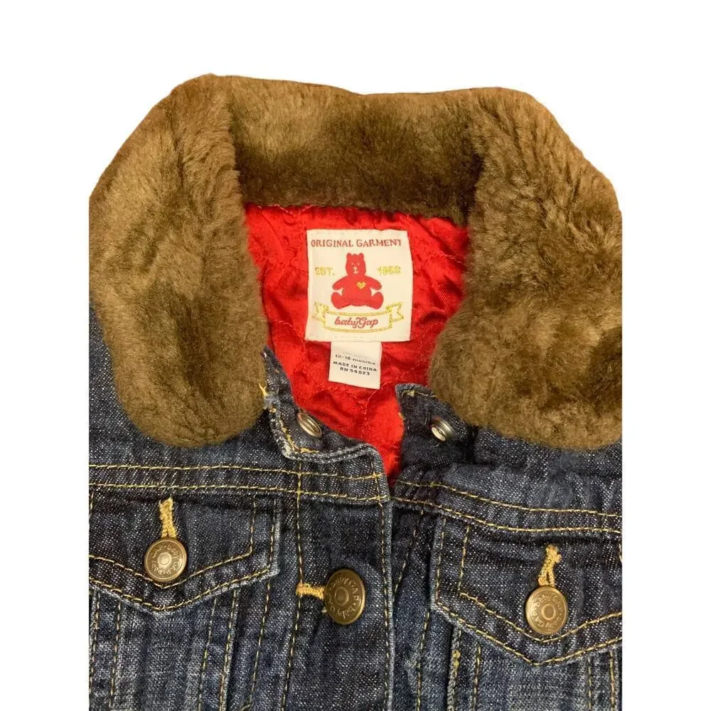 Baby Gap Vintage Girl's Jean Jacket / Size: 12-18 Months